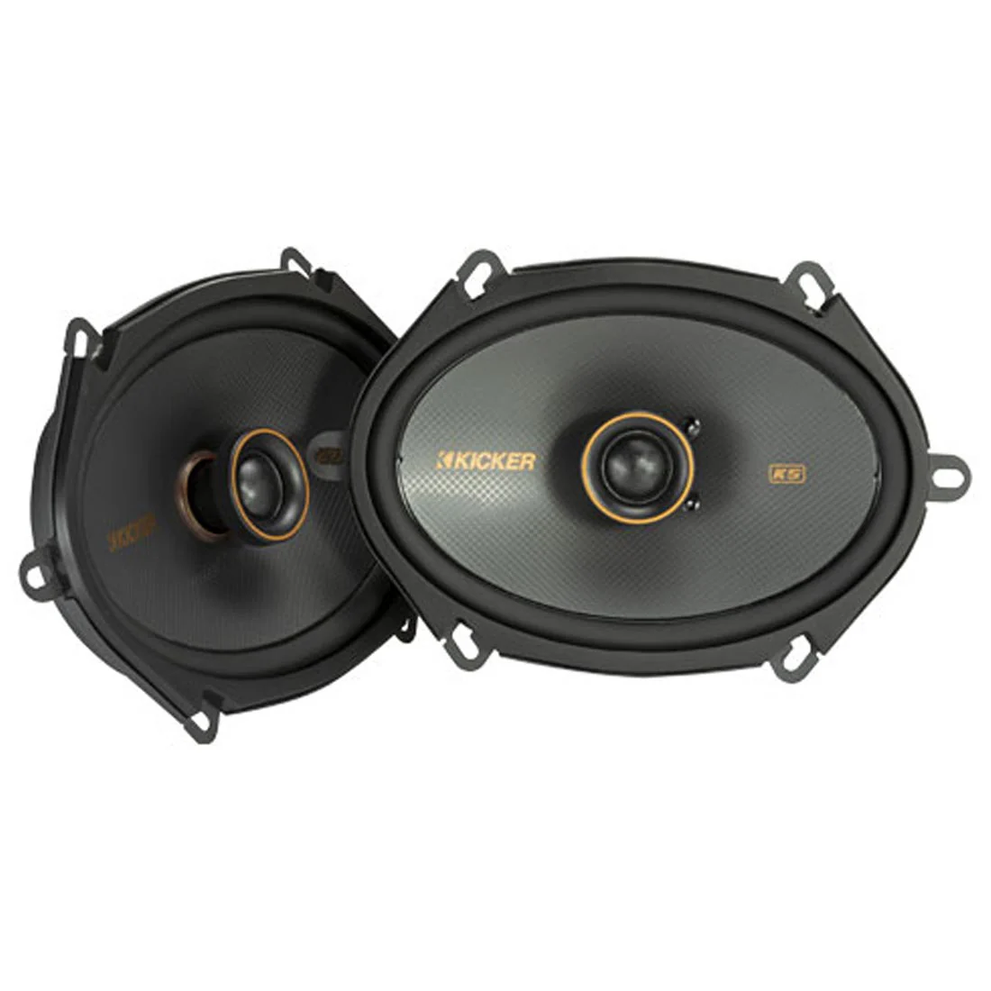 Kicker 51KSC6804 KS Series 6"x8" 2-Way Coaxial Car Speakers (51KSC6804)