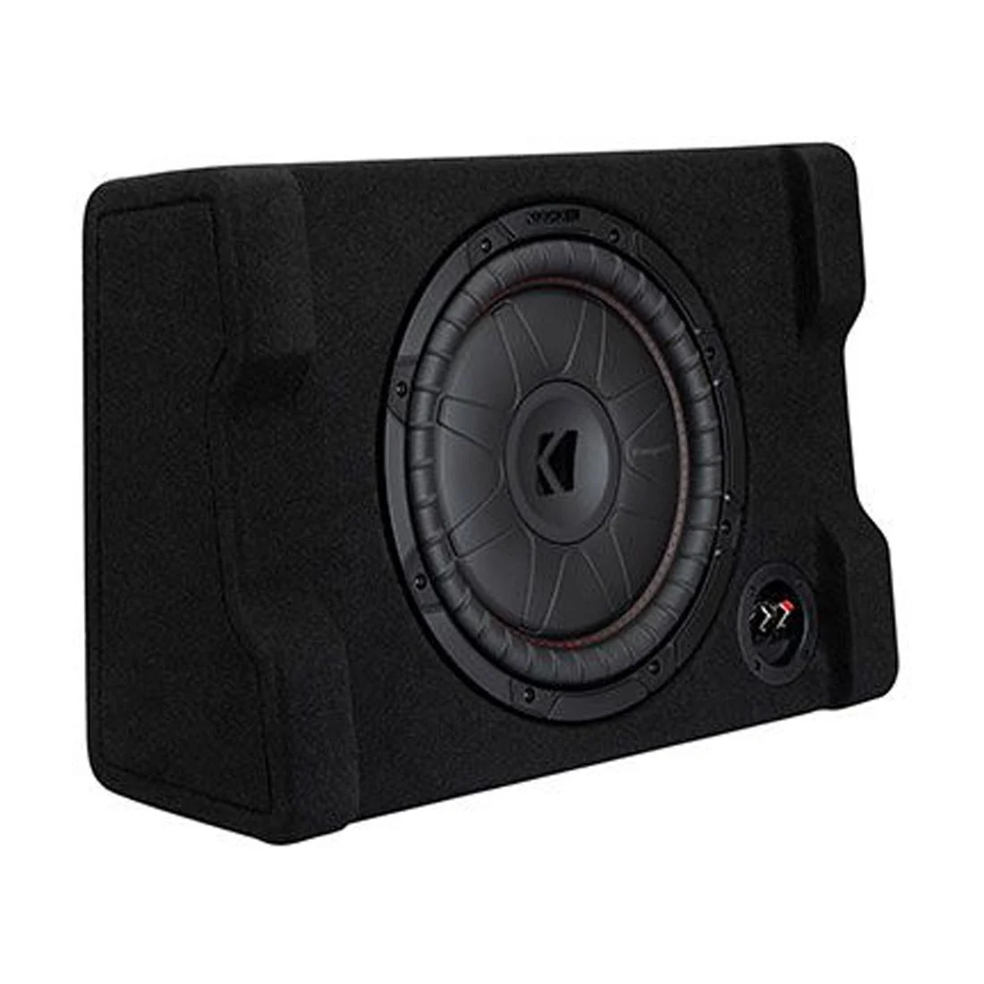 Kicker 52CVTDF122 12" Sealed Downward-Firing Loaded Subwoofer Enclosure - Each - Image 2