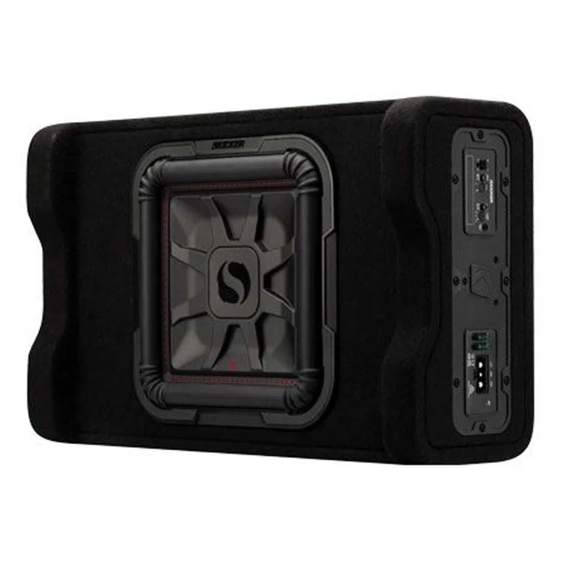 Kicker 53PL7TDF10 10" Powered Shallow-Mount Loaded Subwoofer Enclosure - Image 2