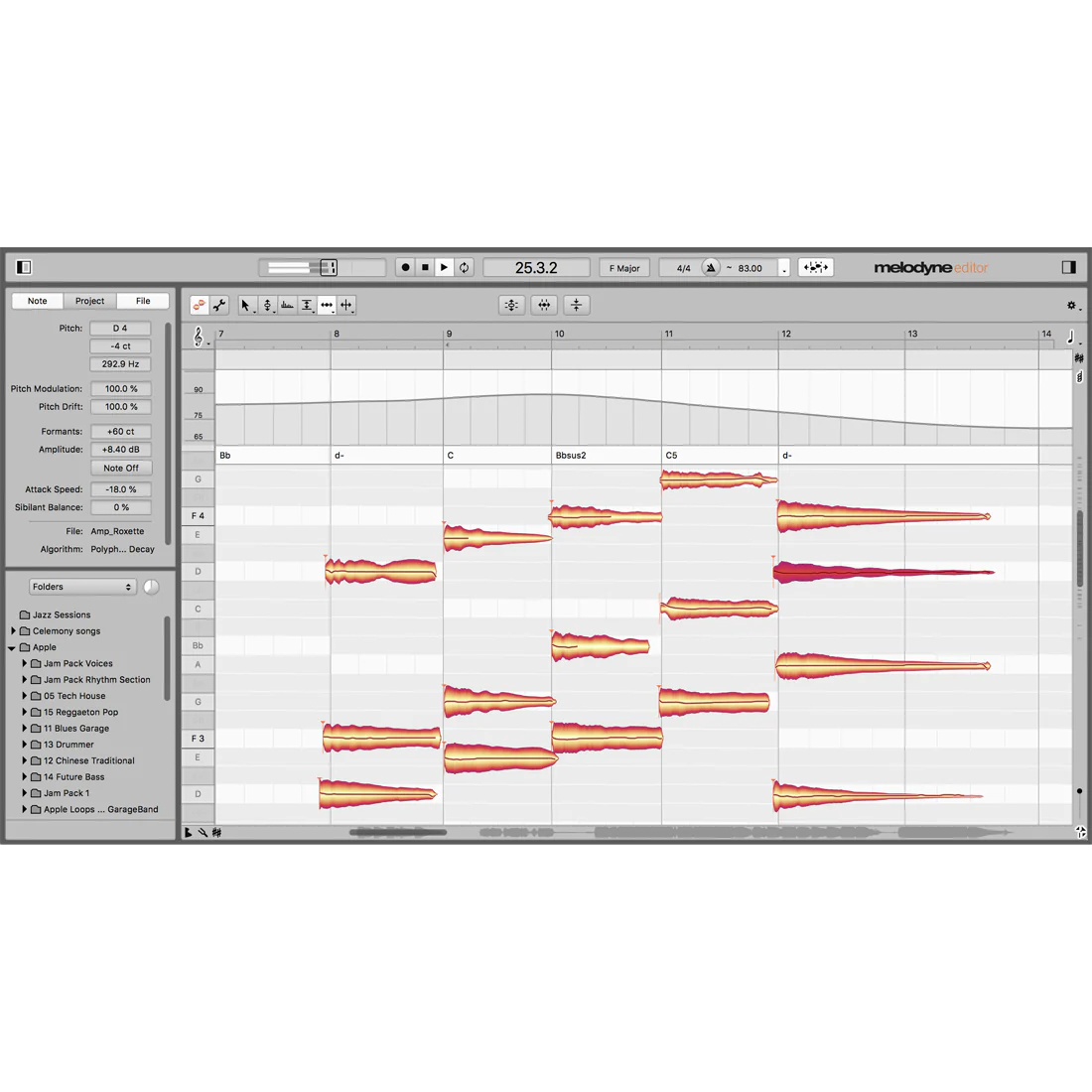 Melodyne 5 Editor Audio Editing Upgrade from Essential - Image 2