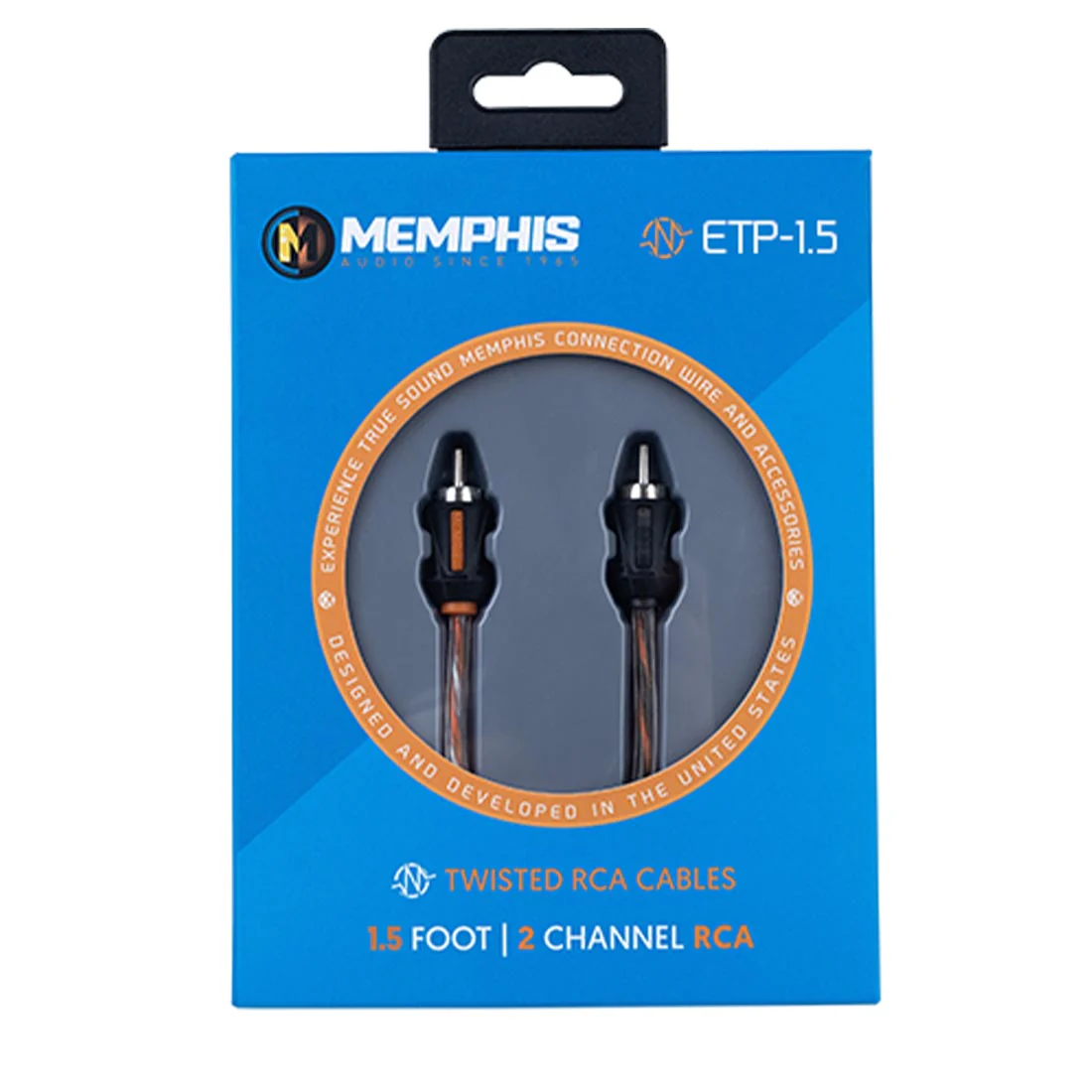 Memphis Audio ETP-1.5 1.5-Foot 2 -Channel Audio Interconnect Cables (ETP1.5) - Image 2