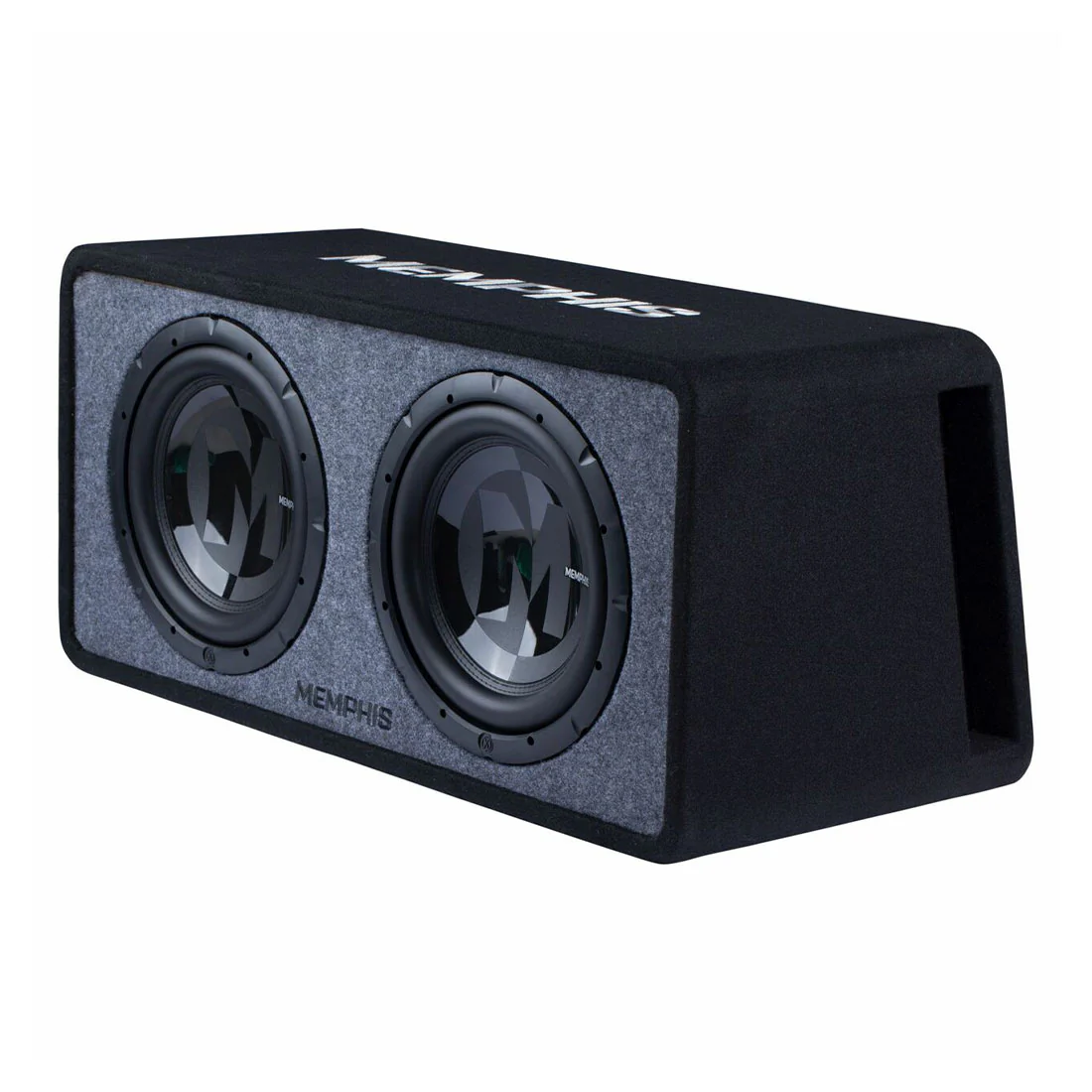 Memphis Audio PRXE12D2 Power Reference 2-Ohm Dual 12" Loaded Subwoofer Enclosure (PRXE12D2) - Image 2