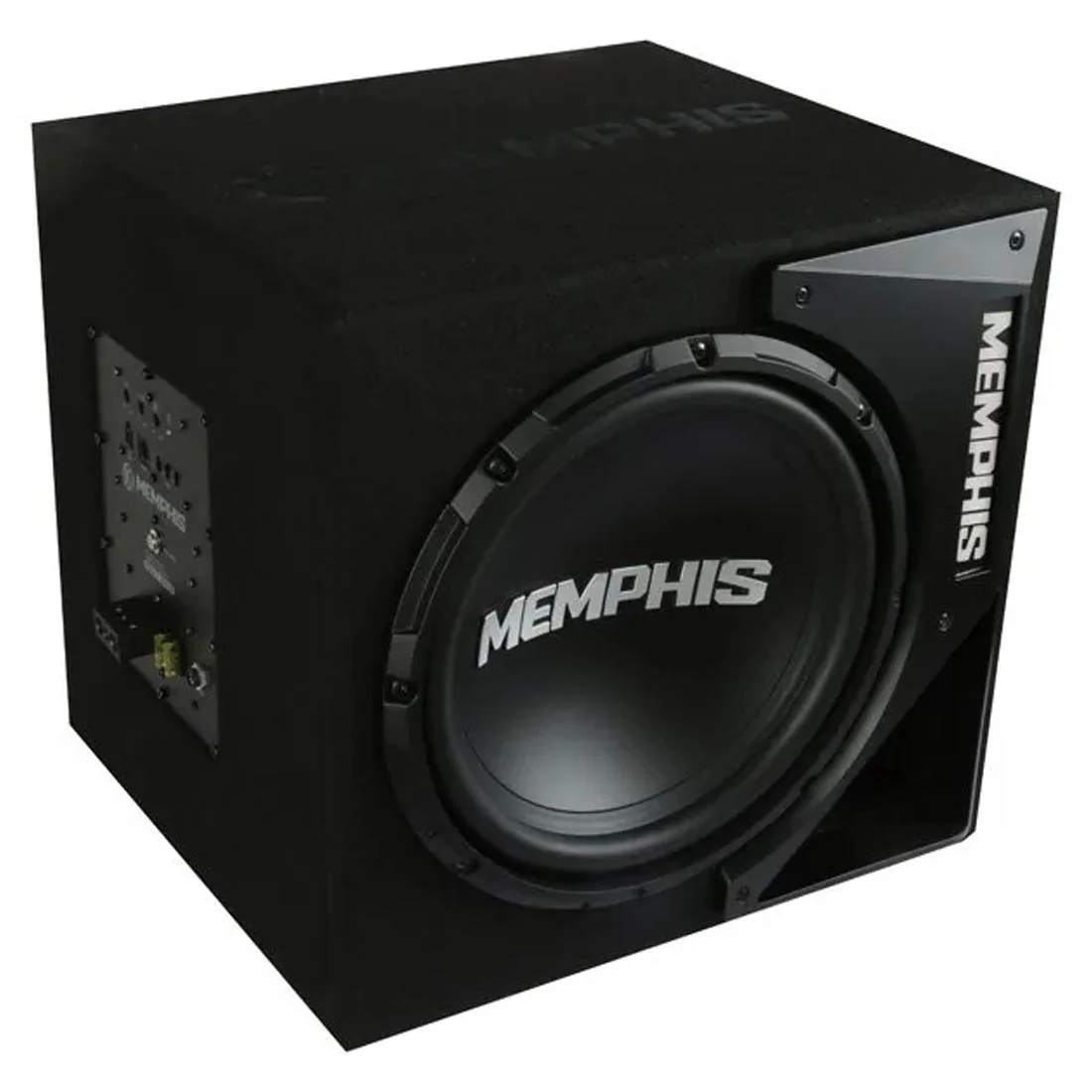 Memphis Audio SRXE12SA 12" Loaded Amplified Ported Subwoofer Enclosure