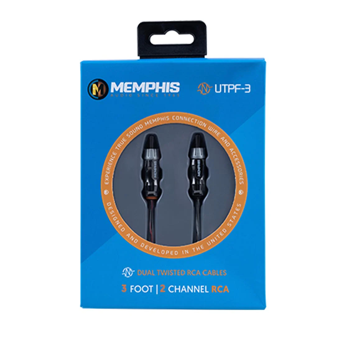 Memphis Audio UTPF-3 3-foot, 2-Channel Ultra Twisted Pair Interconnect Cables (UTPF3) - Image 2