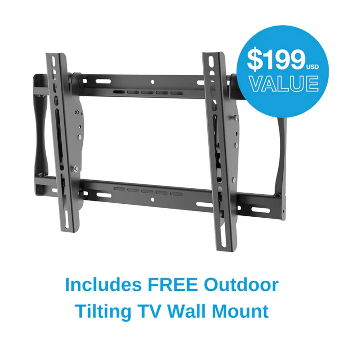Neptune ODTV5504 55" 4K Full Sun 1500-Nit Outdoor Smart TV with Included Tilting Wall Mount - Image 5