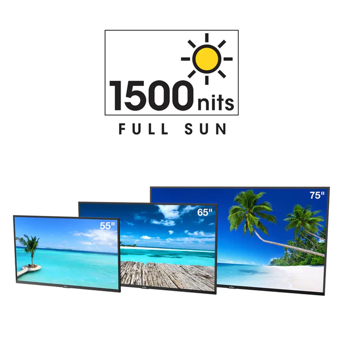 Neptune ODTV5504 55" 4K Full Sun 1500-Nit Outdoor Smart TV with Included Tilting Wall Mount - Image 8