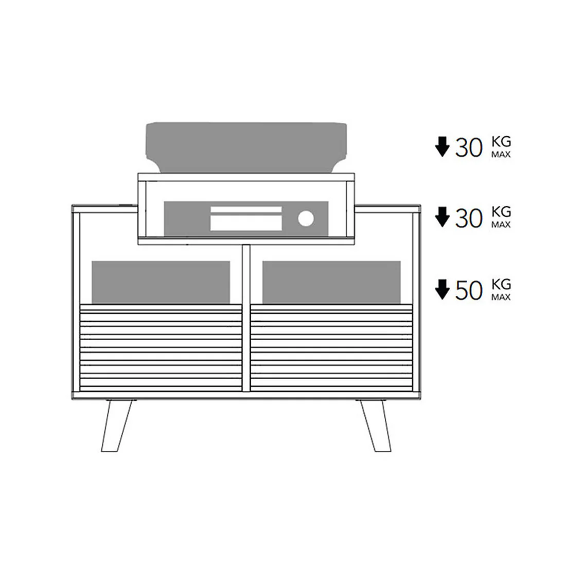 NorStone OSVI80ABSWN OSLO 800 Vinyl Furniture (OPEN BOX - LIKE NEW) - Image 4