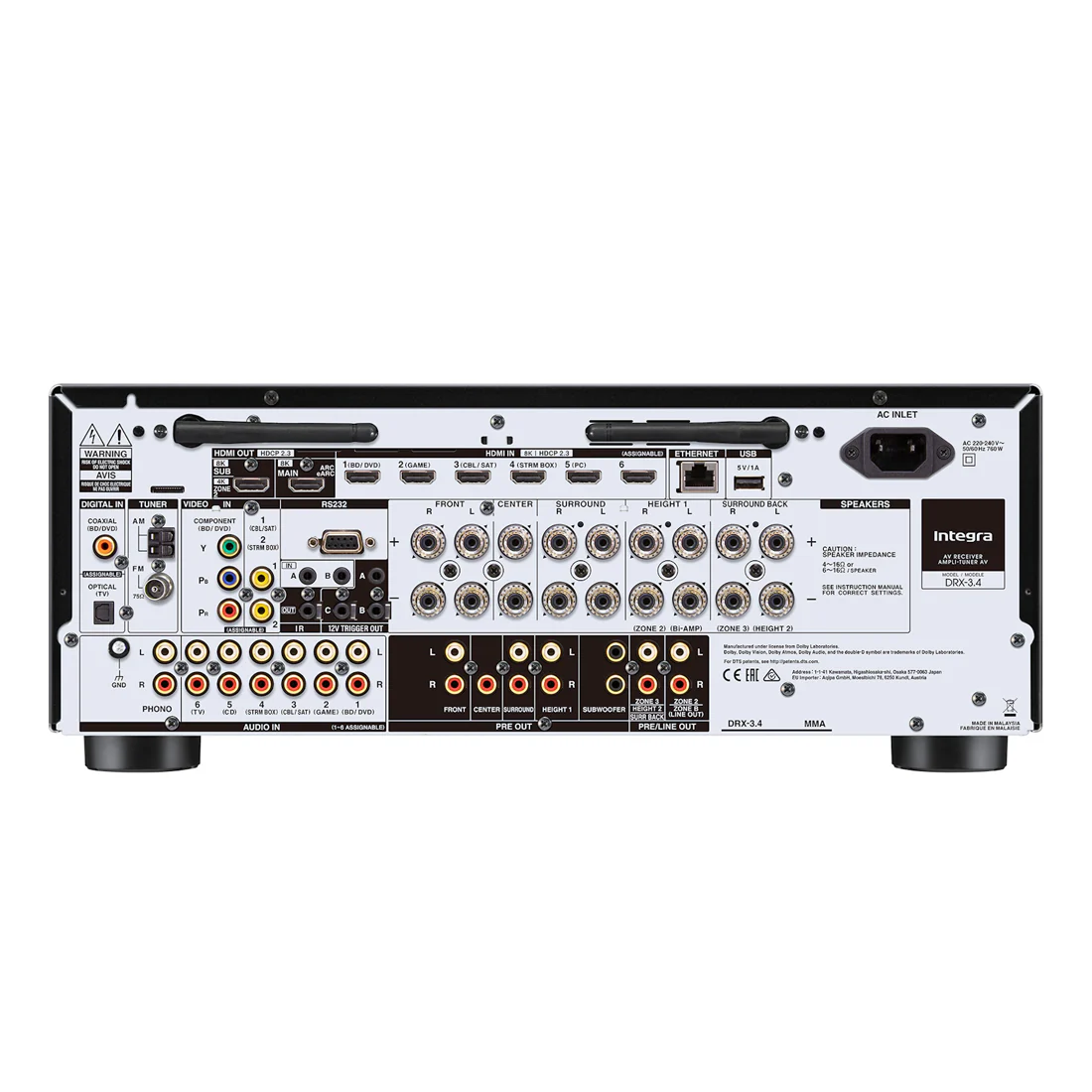 Onkyo Integra DRX3.4 9.2-Channel Network AV Receiver - Image 5