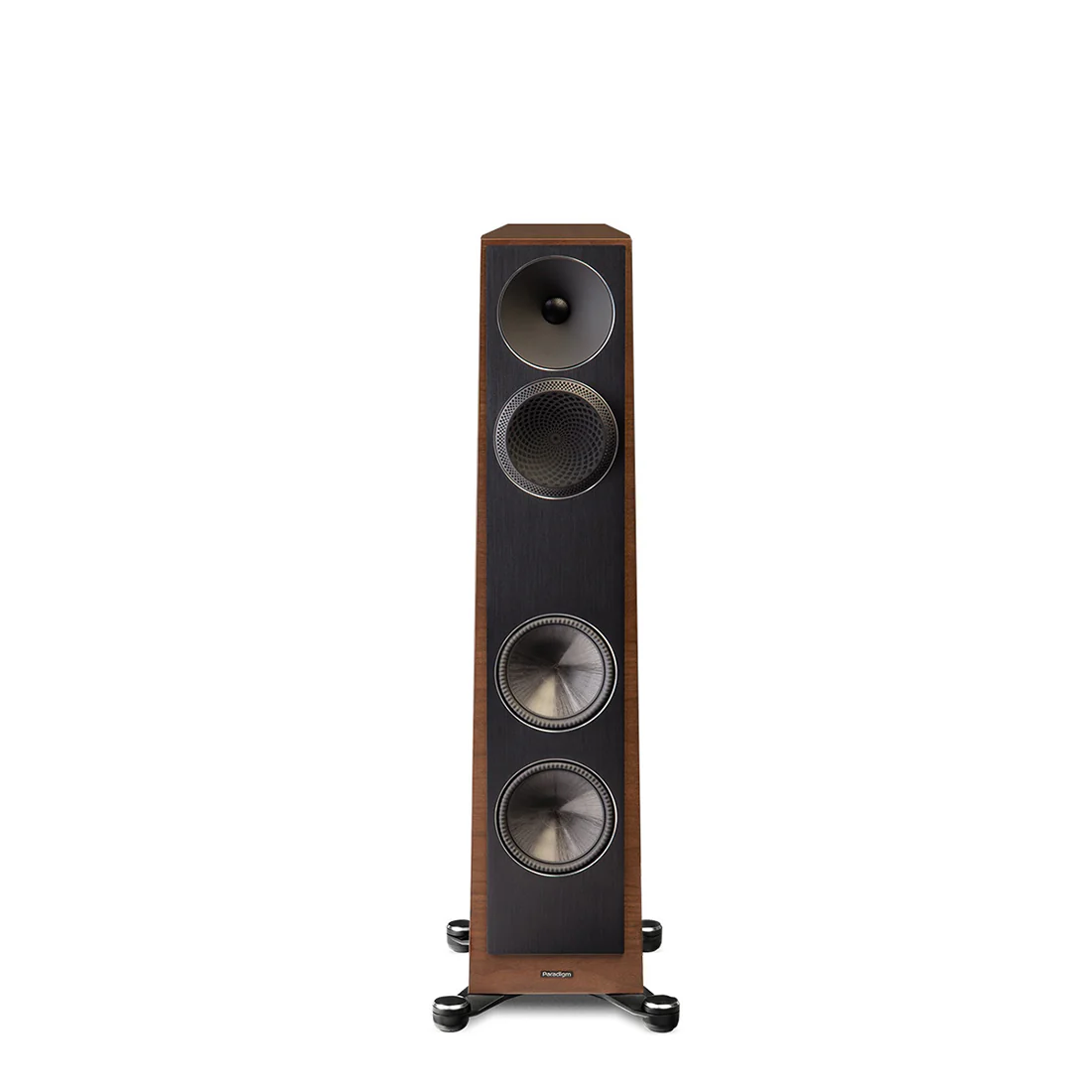 Paradigm Founder 80F Floor Standing Speaker - Pair | Founder 90C Center Channel Speaker - Walnut - Bundle - Image 3