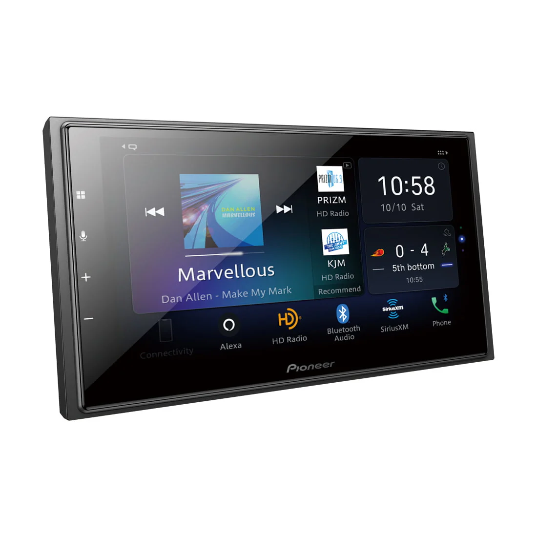 Pioneer DMH-W4660NEX Double-Din 6.8" Digital Multimedia Receiver Capacitive Touchscreen Display (does not play CDs) (DMHW4660NEX) (OPEN BOX - LIKE NEW)