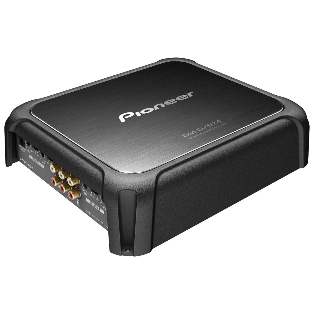 Pioneer GM-DX874 Class-D 4-Channel Car Amplifier | Stinger SI4617 17 Foot Stereo Interconnect Cable - Bundle - Image 2