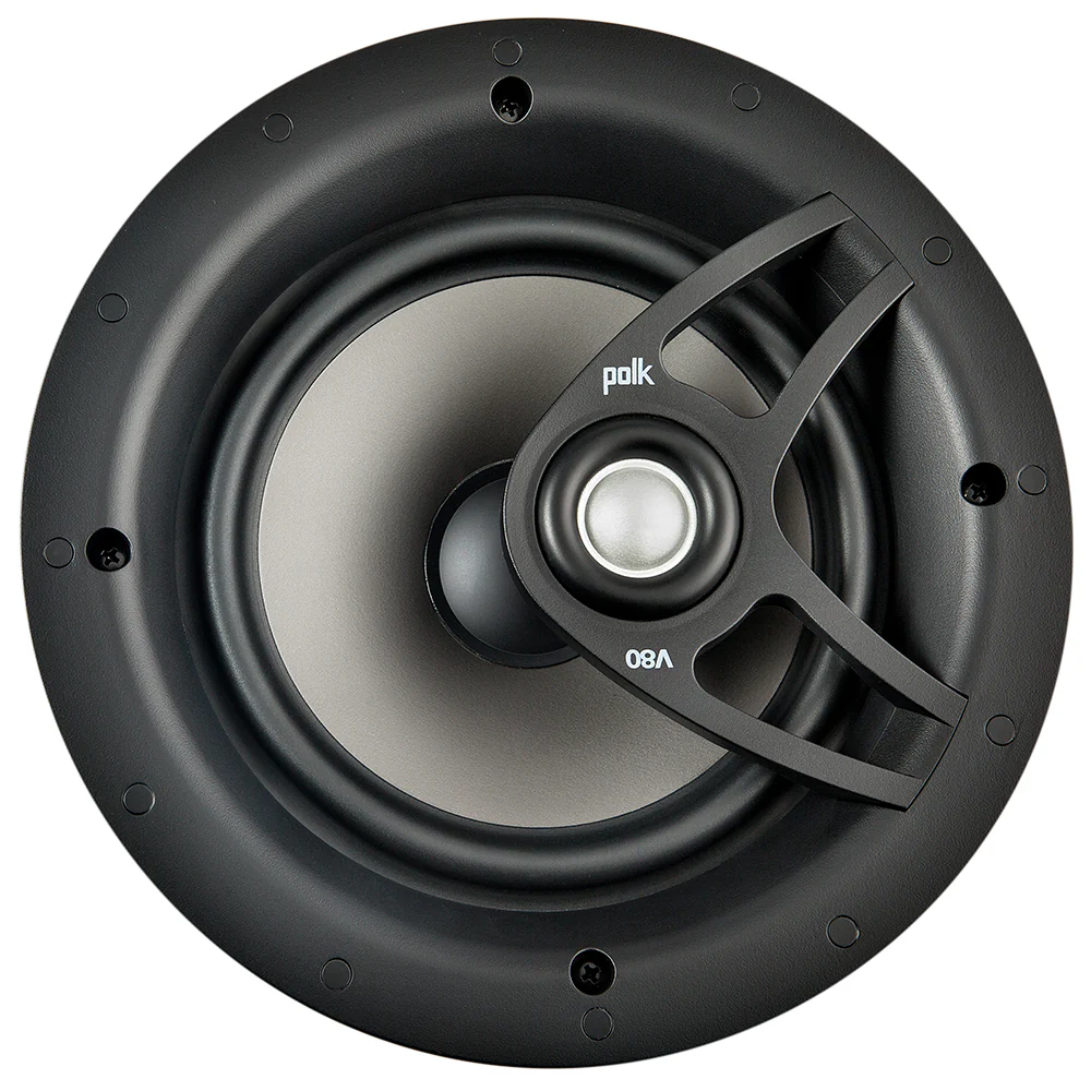 Polk Audio V80 8" Vanishing High-Performance In-Wall Speaker - Each (V80)