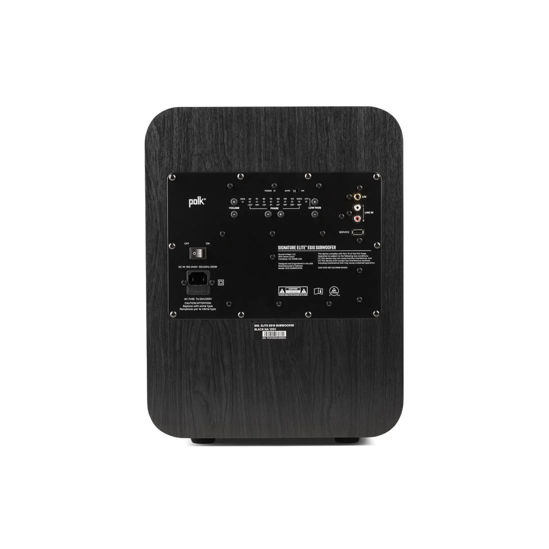 Polk Signature Elite ES10 10" Home Subwoofer - Black - BSTOCK - Image 4