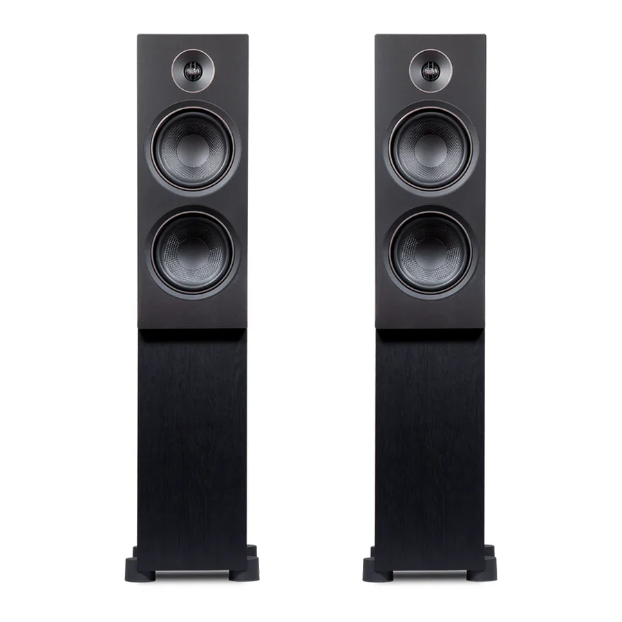 PSB Alpha Bookshelf Speaker Bundle - Black Ash #4 - Image 2