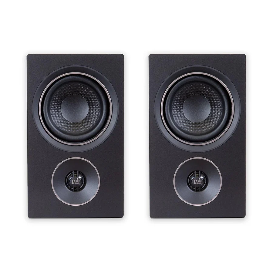 PSB Alpha Bookshelf Speaker Bundle - Black Ash #4 - Image 4
