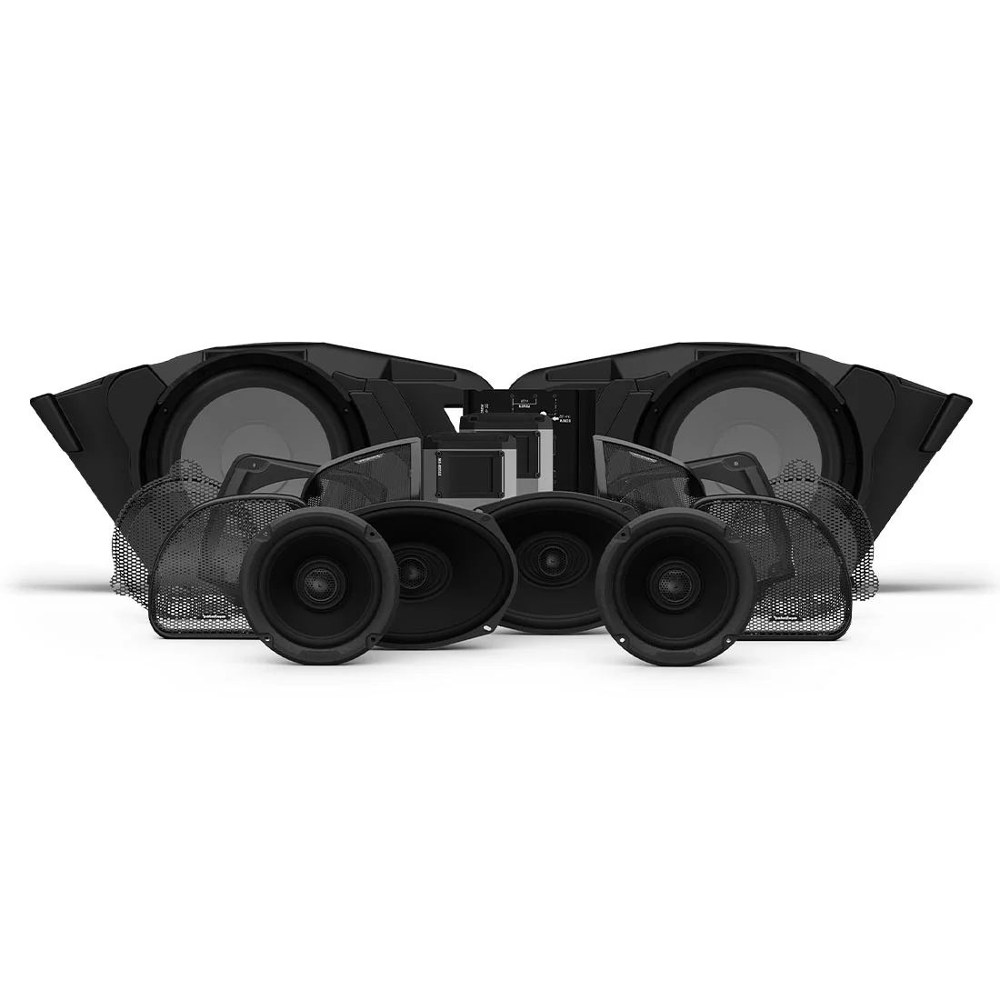 Rockford Fosgate HD14-STG5 Stage-5 Speaker & Amp Kit for 2014-2023 Harley-Davidson Street Glide & Road Glide (Gen-3) (HD14STG5)