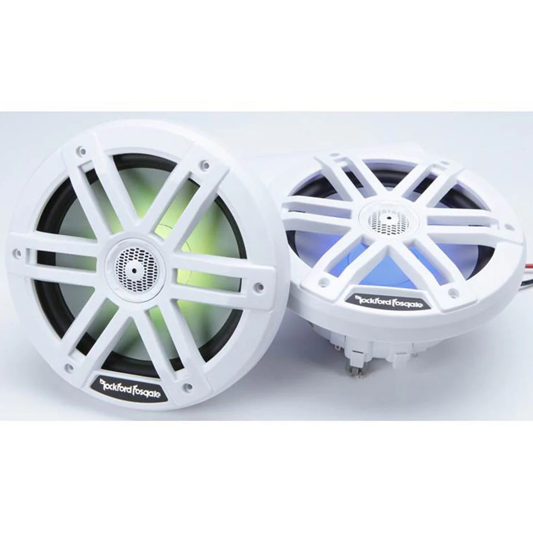 Rockford Fosgate M1-8 8" Color Optix Marine 2-Way Speakers - White (M18) (OPEN BOX - LIKE NEW) - Image 3