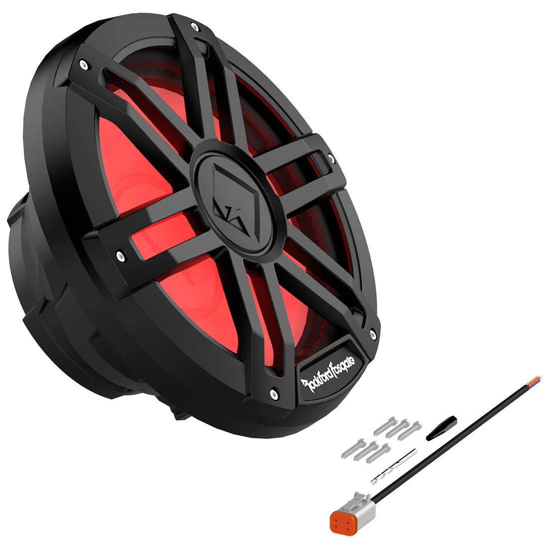 Rockford Fosgate M1D4-12B 12" Color Optix Marine Subwoofer - Black (M1D412B) - Image 5