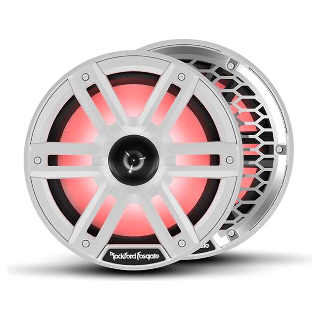 Rockford Fosgate M2-8H M2 Series 8" Colour-Optix 2-Way Marine Horn Speakers - White (M28H)