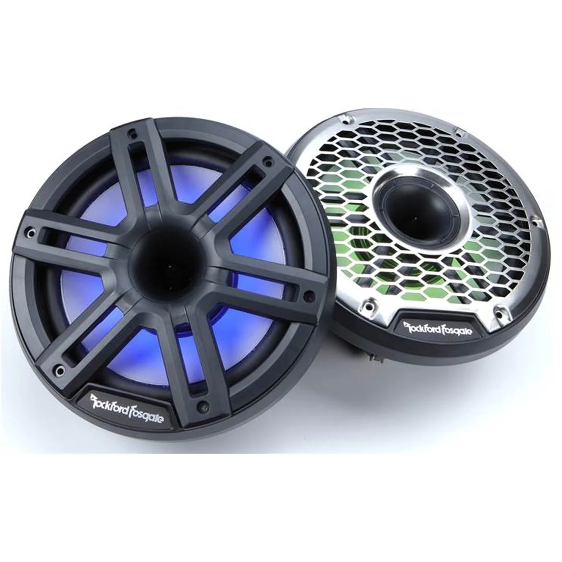 Rockford Fosgate M2-8HB M2 Series 8" Colour-Optix 2-Way Marine Horn Speakers - Black (M28HB) - Image 2