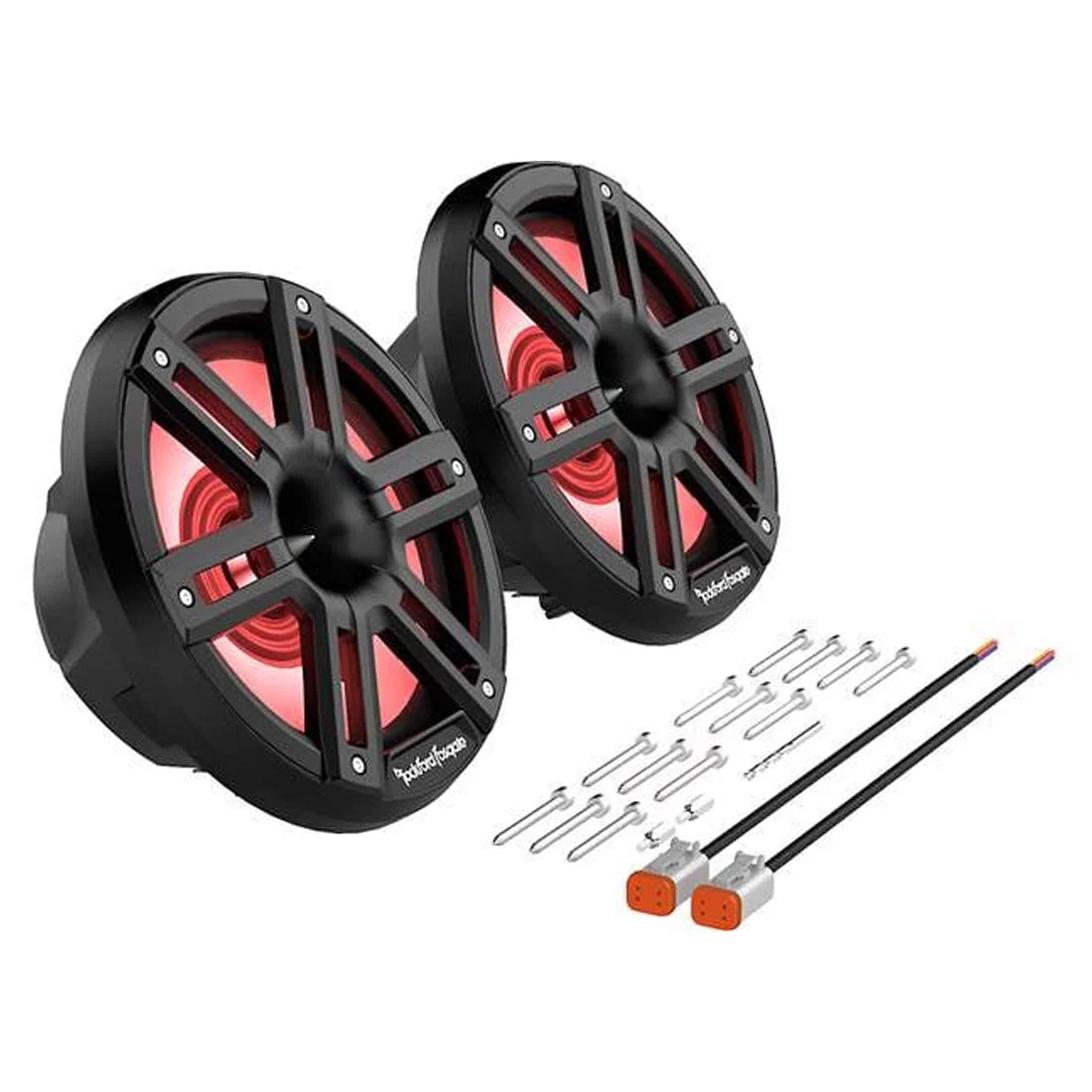Rockford Fosgate M2-8HB M2 Series 8" Colour-Optix 2-Way Marine Horn Speakers - Black (M28HB) - Image 8