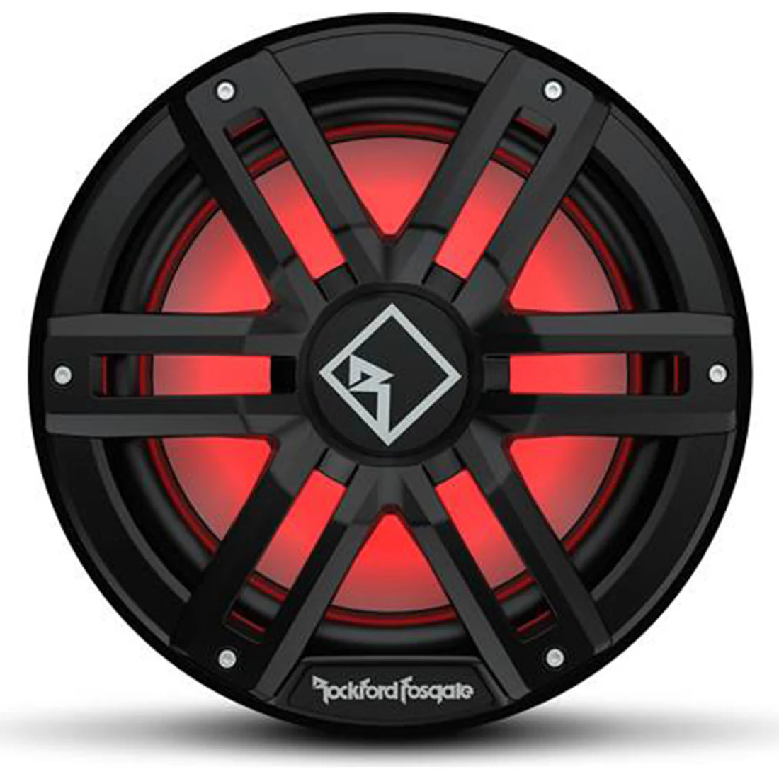 Rockford Fosgate M2D2-12SB 12" Color Optix Sealed Enclosure Marine Subwoofer - Black (M2D212SB) - Image 6
