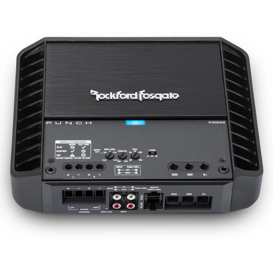 Rockford Fosgate P300X2 Punch 300 Watt 2-Channel Amplifier (P300X2) - Image 7