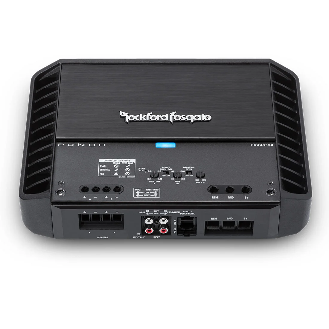 Rockford Fosgate P500X1BD Punch 500 Watt Mono Subwoofer Amplifier (P500X1BD) (OPEN BOX - LIKE NEW) - Image 7