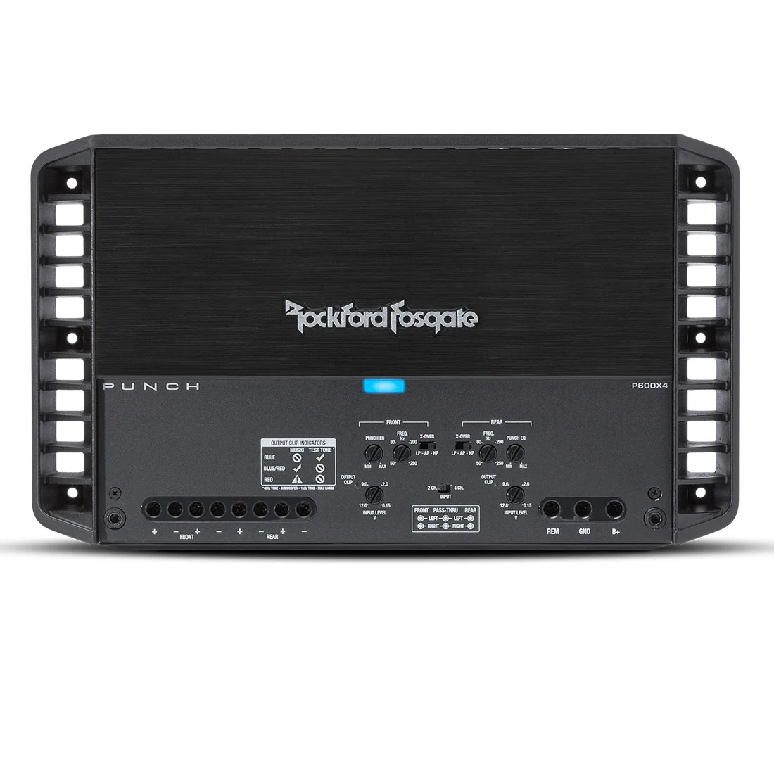 Rockford Fosgate P600X4 Punch 600 Watt 4-Channel Amplifier (P600X4) - Image 3