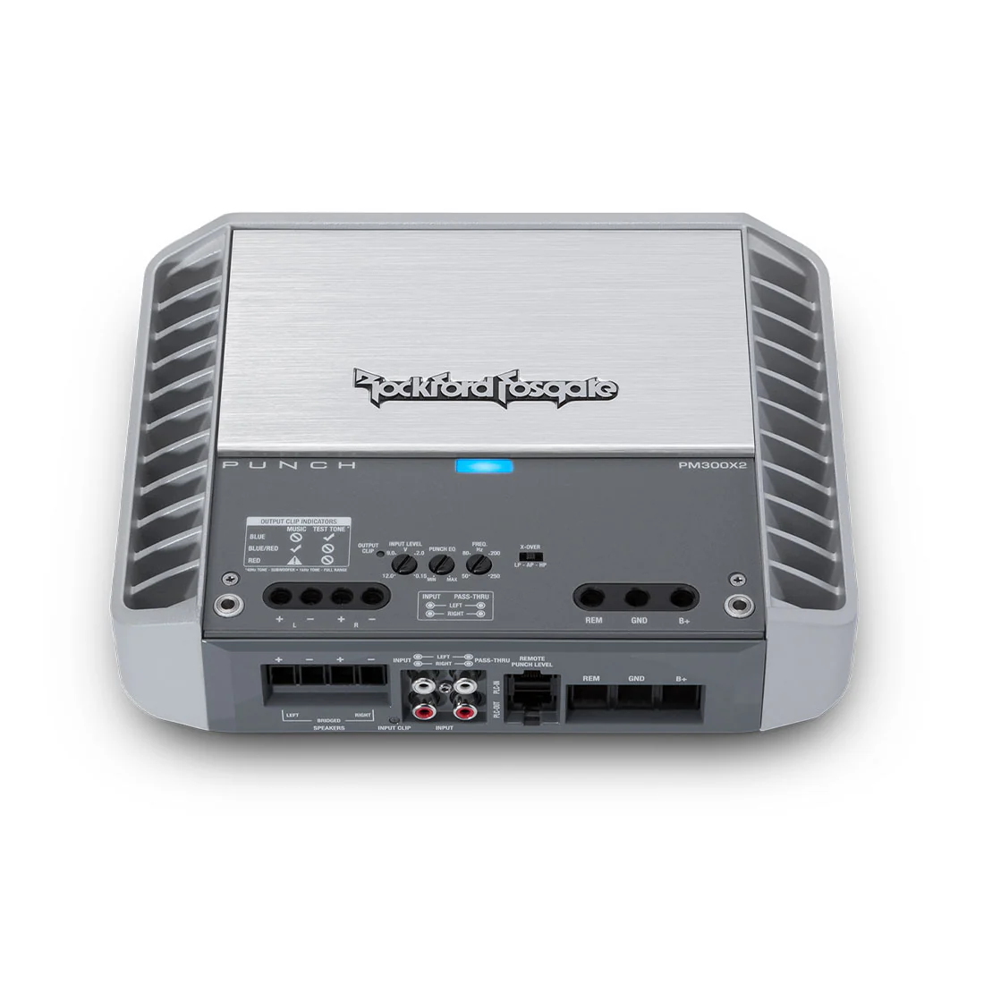Rockford Fosgate PM300X2 Punch Marine 300 Watt 2-Channel Amplifier (PM300X2) - Image 4