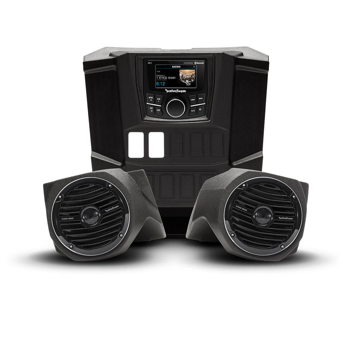 Rockford Fosgate RNGR-STAGE2 Stereo and Speaker Kit for Select 2015-18 Polaris Rangers (RNGRSTAGE2)