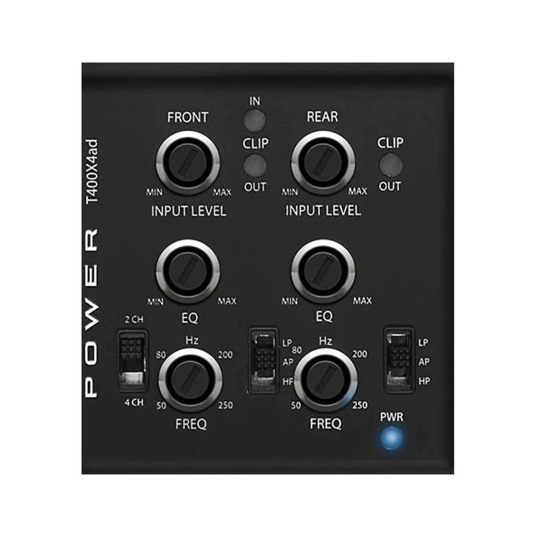 Rockford Fosgate T400X4AD Power 400 Watt Compact 4-Channel Amplifier (T400X4AD) - Image 2