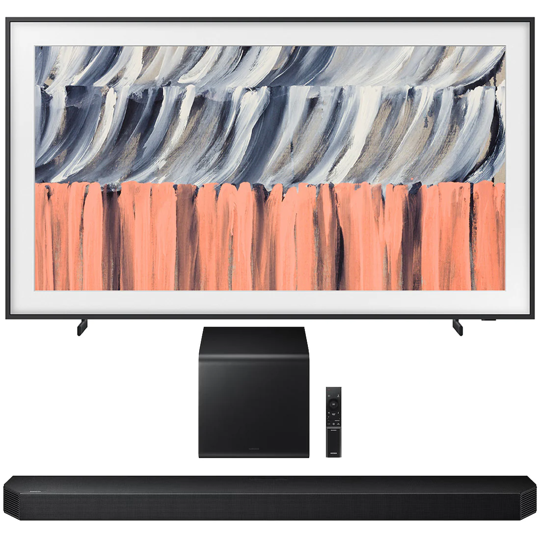 Samsung LS03HE The Frame QLED 4K Smart TV | HW-Q800H/ZC 5.1.2 Channel Soundbar and Subwoofer - 2026 Bundle