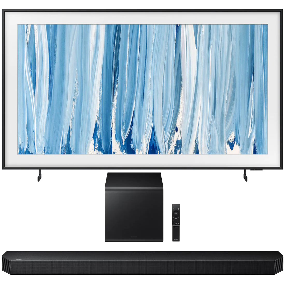 Samsung LS03HW The Frame Pro 4K Vision AI Smart TV | HW-Q800H/ZC 5.1.2 Channel Soundbar and Subwoofer - 2026 Bundle