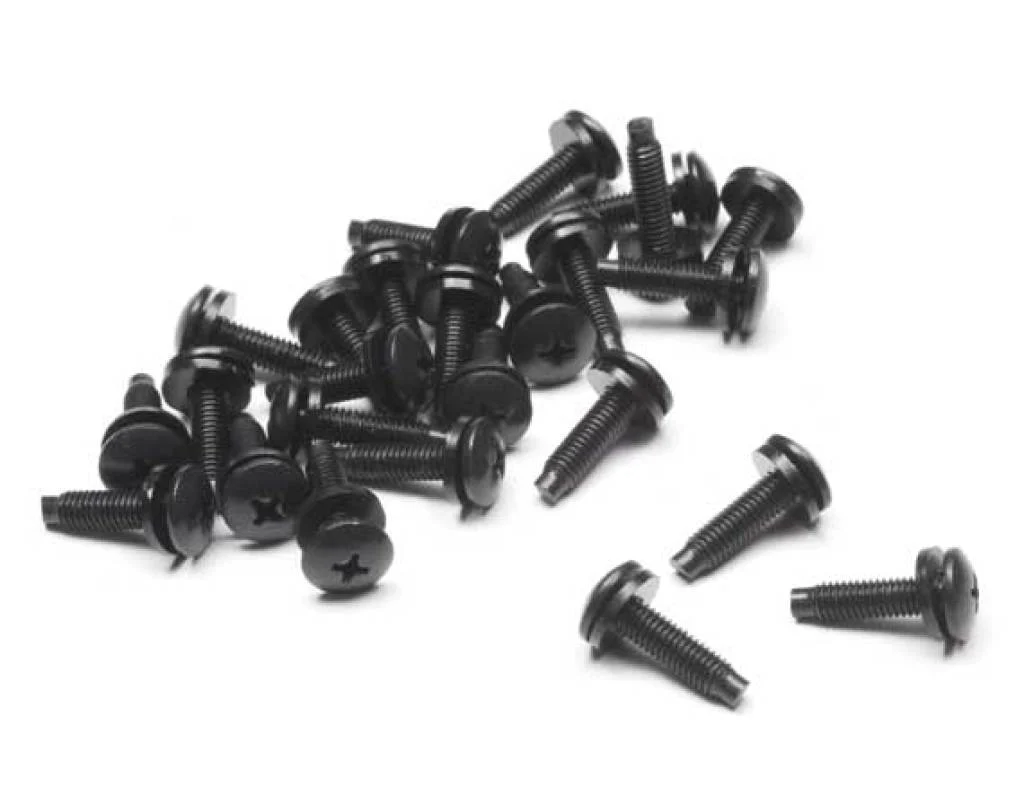 Sanus CASC25-B1 Rack Screws - Pack of 25 Rack Mount Screws (CASC25B1)