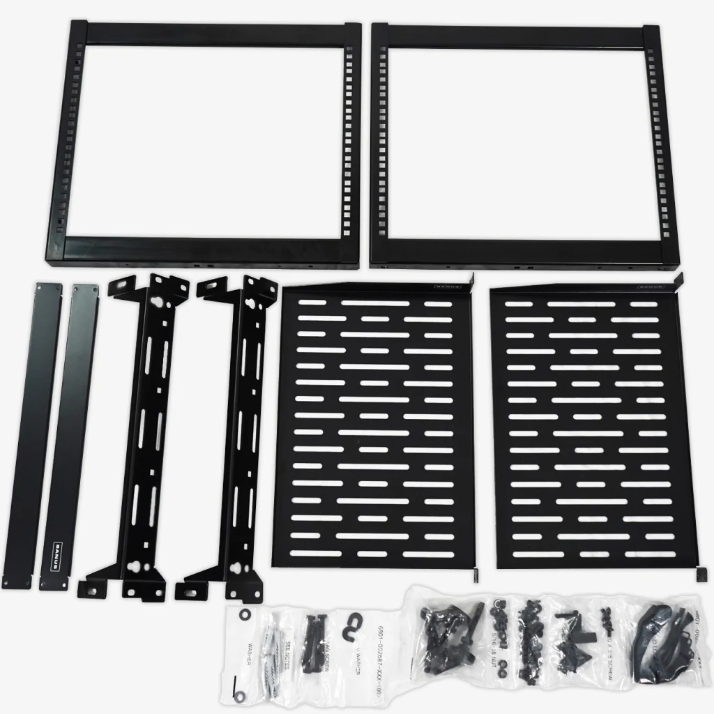 Sanus CFR1610-B1 10U AV Rack Stackable Open Frame Network Rack (CFR1610B1) - Image 2