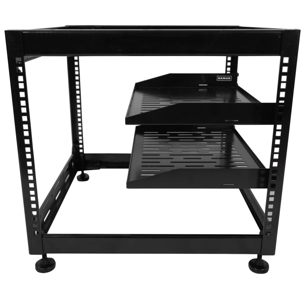 Sanus CFR1610-B1 10U AV Rack Stackable Open Frame Network Rack (CFR1610B1) - Image 3