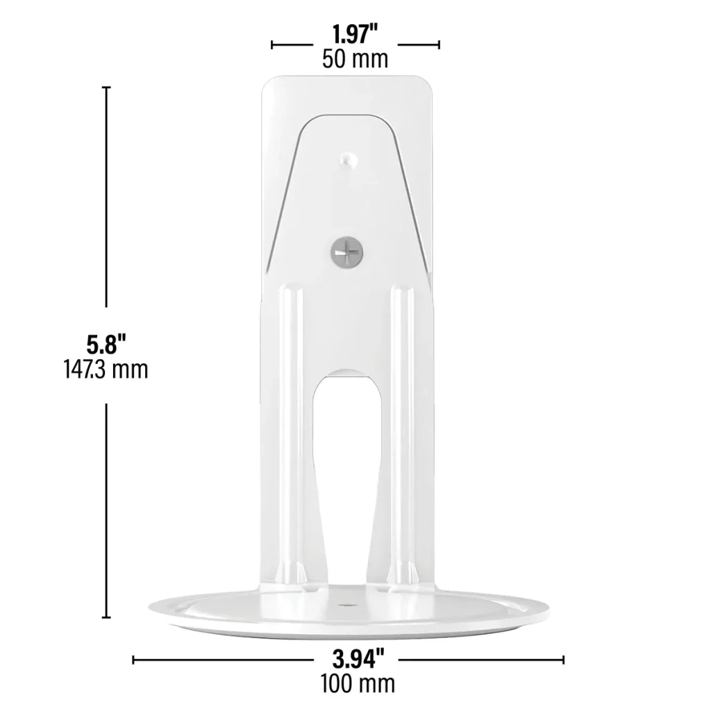 Sanus WSFME11 Fixed Speaker Wall Mount for Sonos Era 100 - Each (WSFME11B2) - Image 5