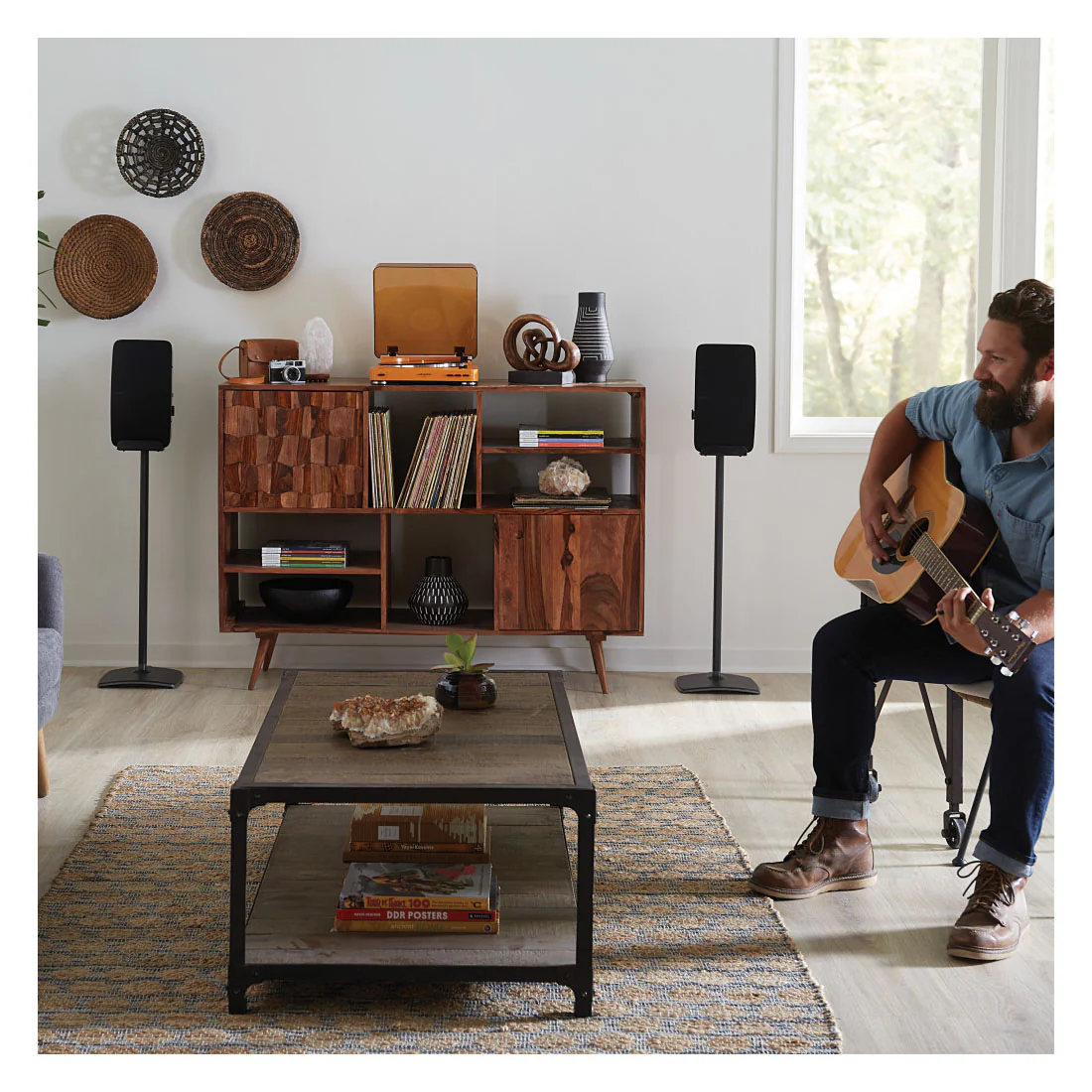 Sanus WSS52 Wireless Speaker Stands for Sonos Five and Play : 5 Speakers - Each - Image 15