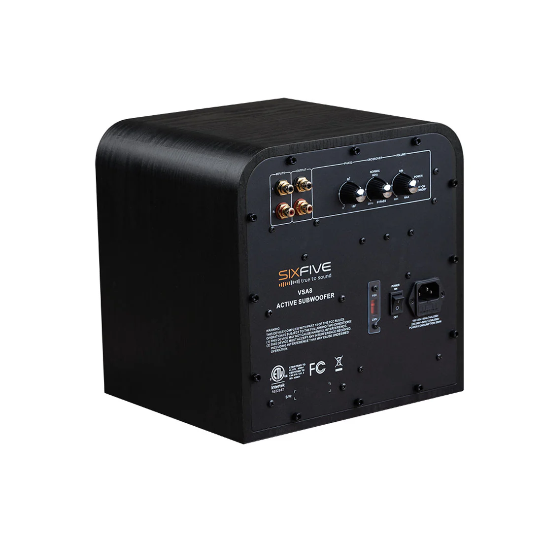 SixFive VSA8 V Series Premium 8" Powered Subwoofer - Each (VSA8) - Image 3