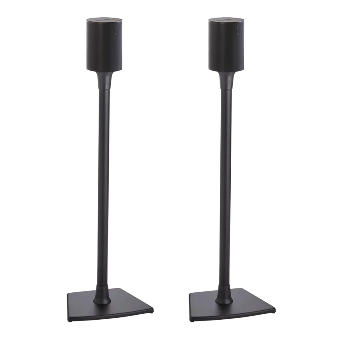 Sonos Era 100 Speaker with Sanus WSSE12 Speaker Stands - Pair - Bundle