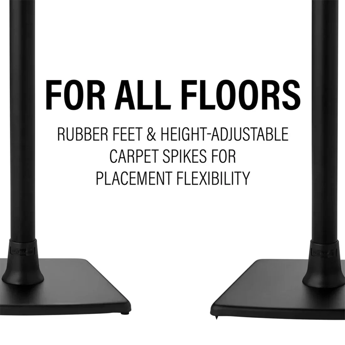 Sonos Era 100 Speaker with Sanus WSSE12 Speaker Stands - Pair - Bundle - Image 11