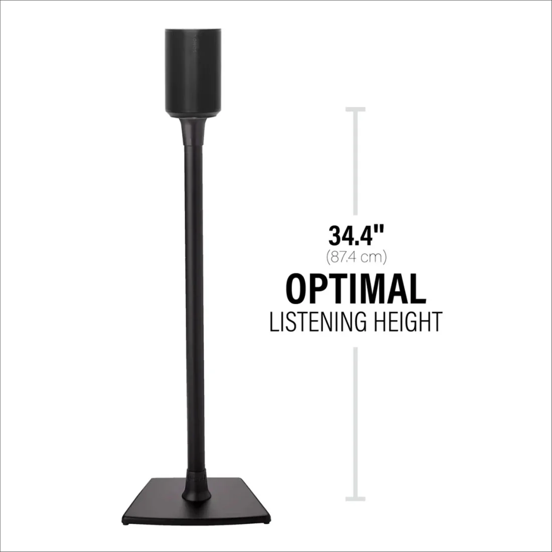 Sonos Era 100 Speaker with Sanus WSSE12 Speaker Stands - Pair - Bundle - Image 5