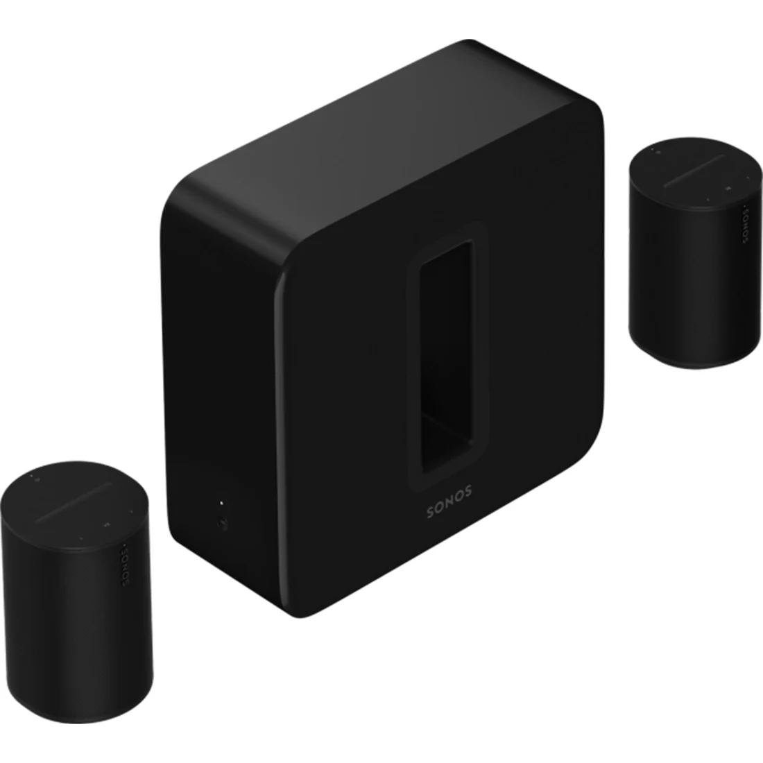 Sonos Premium Home Theatre Completion Set - Sub Gen 4 | Era 100 (2) - Bundle