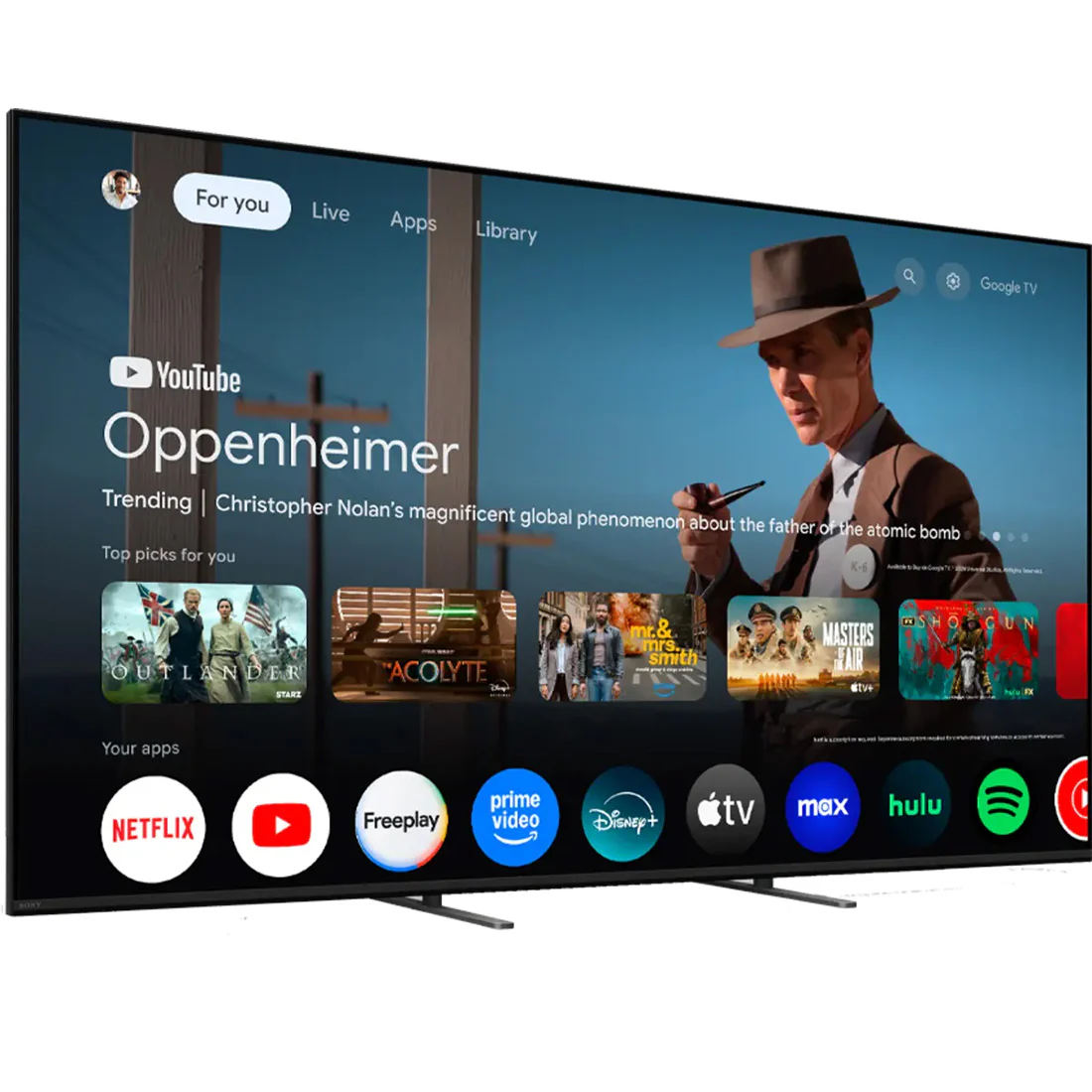 Sony K55XR50 55" BRAVIA 5 Mini LED 4K HDR Google TV - 2025 (OPEN BOX) - Image 2