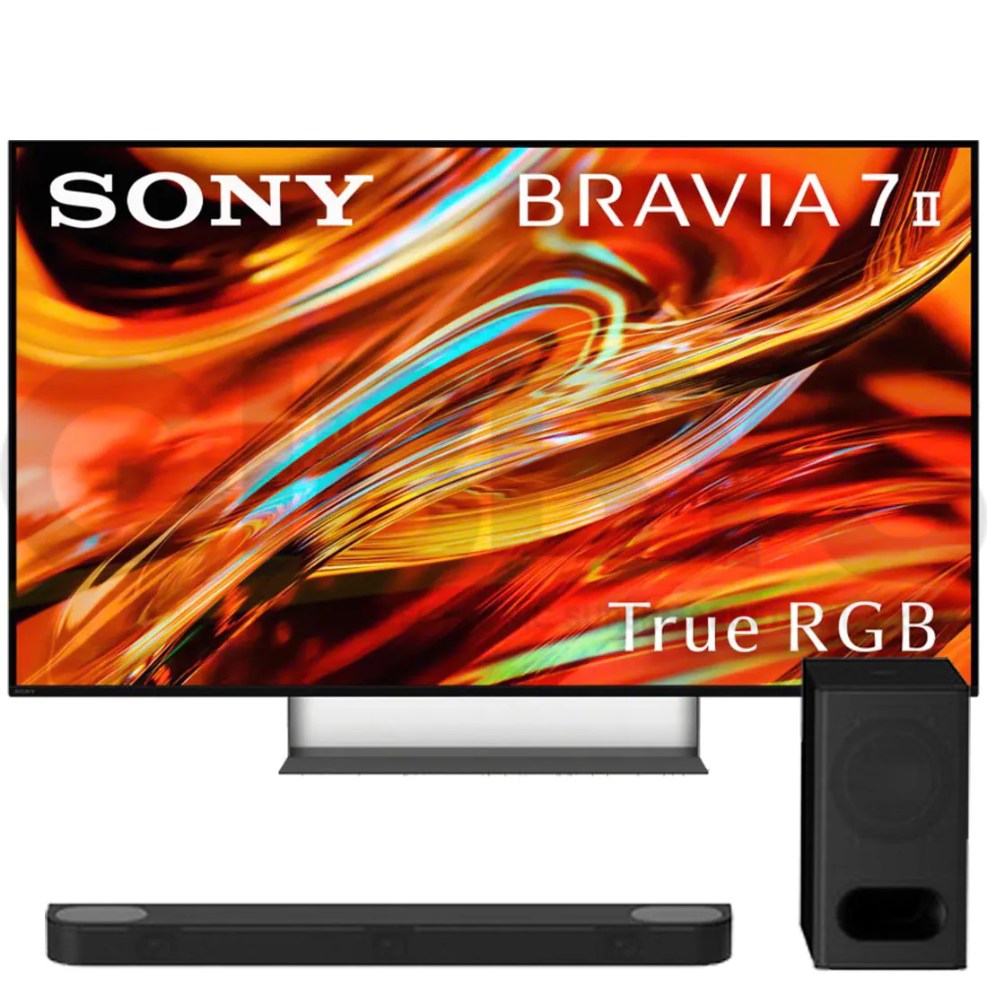 Sony XR70M2 BRAVIA 7 II True RGB 4K HDR Google TV | BRAVIA Theatre Bar 6 3.1.2 Channel with Wireless Subwoofer Bundle