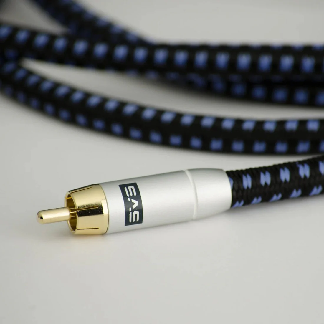 SVS SoundPath Stereo RCA Audio Cable Pair with 24K Gold-Plated Connectors - Image 2