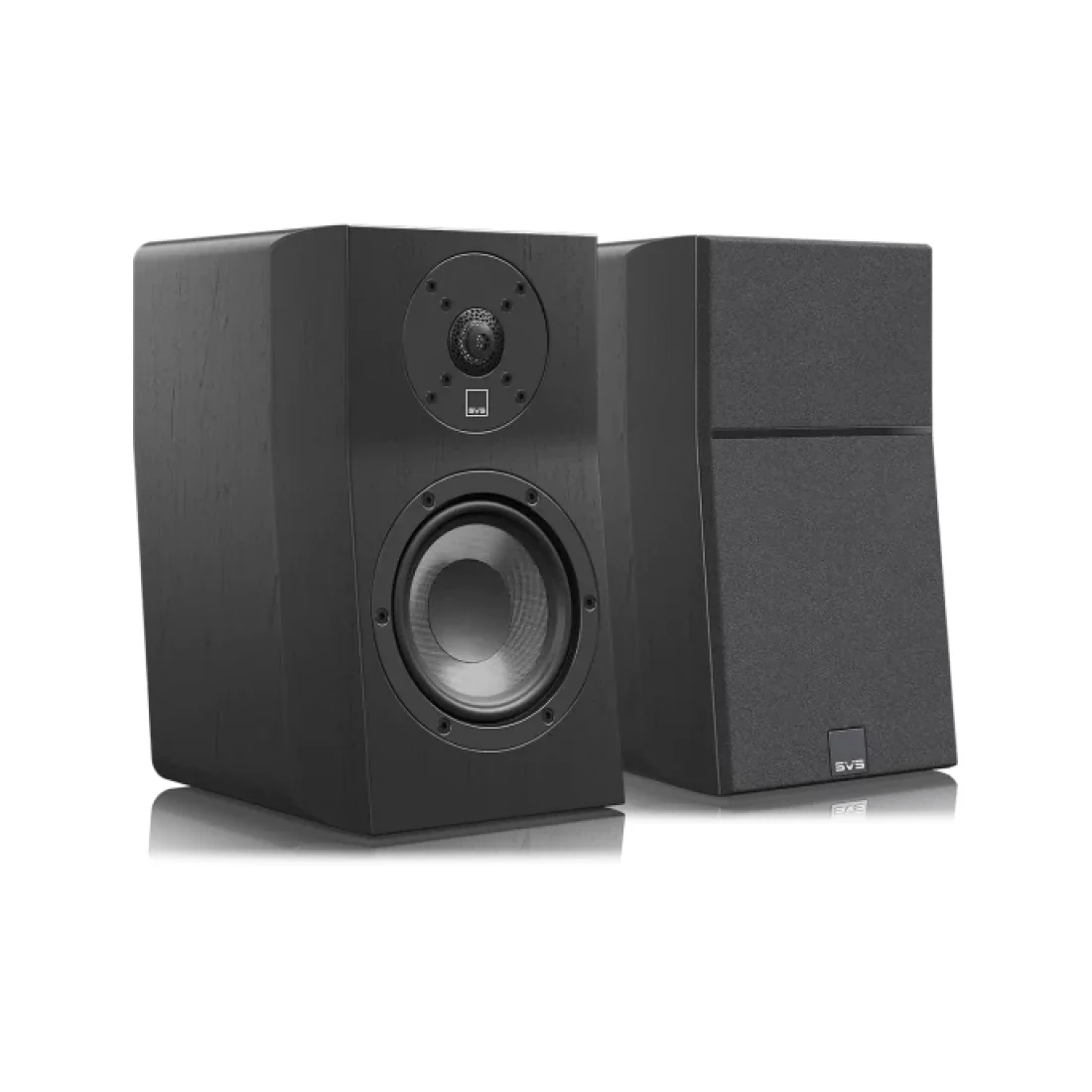 SVS Ultra Evolution Nano Bookshelf Speakers - Pair - Black Oak Veneer
