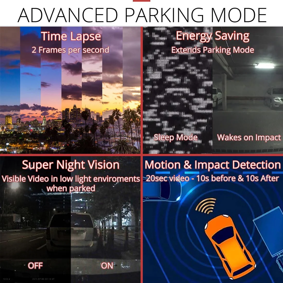 Thinkware U1000PLHF 2-Channel 4K UHD Front Dash Cam with WiFi & 64GB SD Card (U1000PLHF) - Image 9