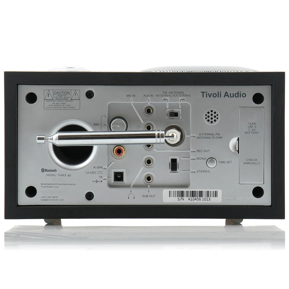 Tivoli M3BTBLK Model Three Bluetooth Clock Radio - Black (M3BTBLK) - Image 2